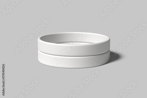 Silicone Wristband Blank Mockup