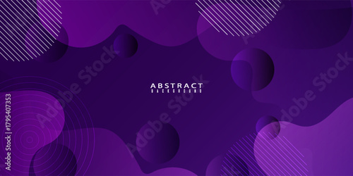 fluid shape purple abstract background. modern aesthetic background