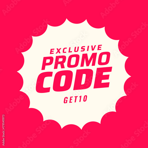 special promo voucher code label for price reduction