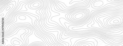 Abstract white background with topographic contour lines.
