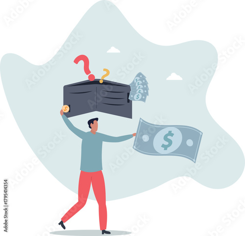 Investment earnings, money saving, growth stock market with high capital gain return or dividend concept.Life and employment of people.