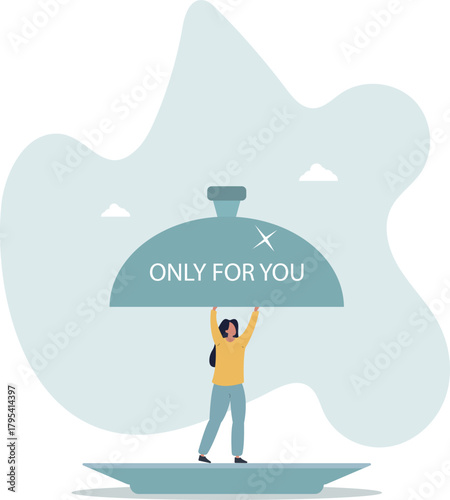 Special service only for you, best selection for business, consulting, advice or knowledge to be success, answer or solution concept.Life and employment of people.