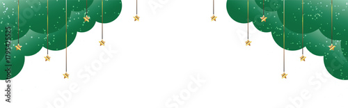 Christmas stylized holiday ornament decorates a seamless background. A unique and artistic touch for any celebration.