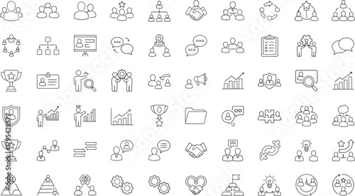 Set of business and finance icons