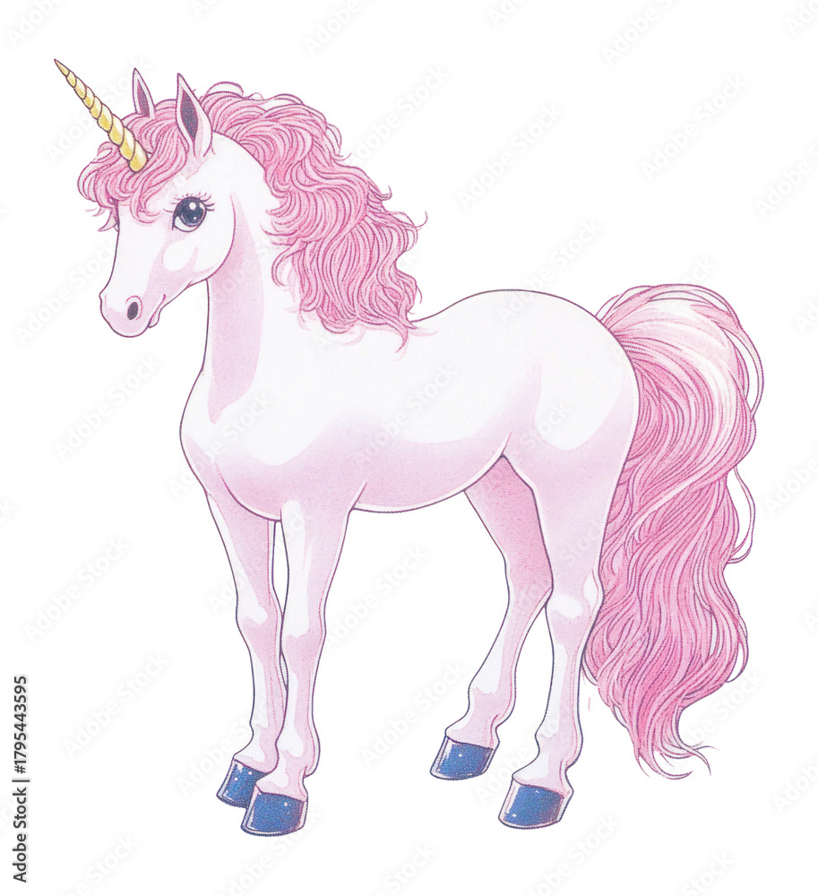Fototapeta premium PNG Unicorn illustration animal art.