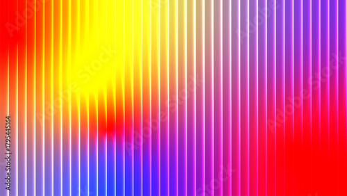 Vibrant abstract background with vertical stripes and blended rainbow colors