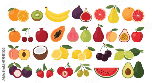 A vibrant collection of fresh fruits illustrating healthy eating and natural goodness.