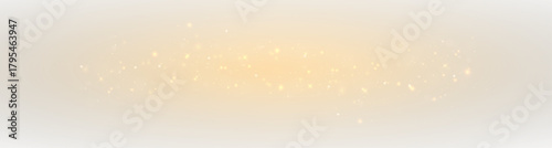 Isolated magical glow dust motion with golden holiday shimmer
