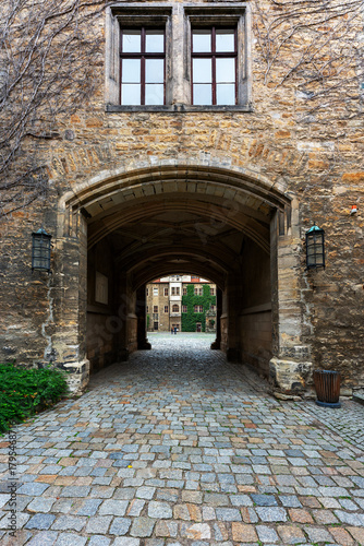 View of Merseburg Castle in Germany.