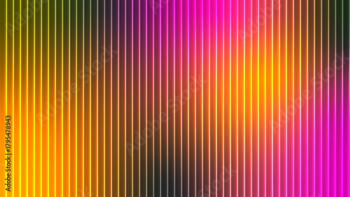 Vibrant vertical stripes of magenta yellow and green create a dynamic abstract background pattern