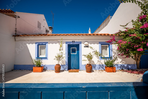 Vila Nova de Milfontes cityscape, Alentejo coast, Portugal.