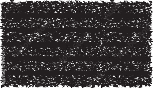 Rough grunge texture pattern with distressed scratch effect on transparent background