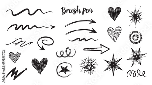 Modern and versatile icon set for digital and print use