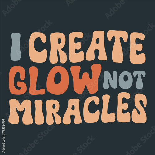 Groovy Retro Aesthetician Graphic