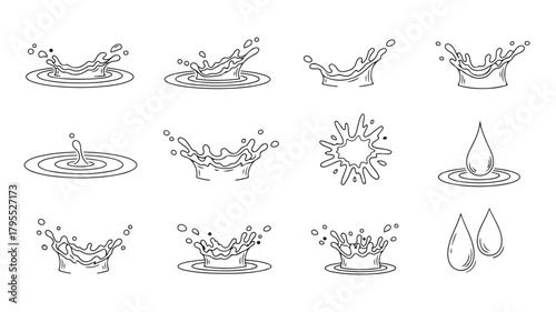 Vintage vector illustration design set of crowns and sailing ship icons