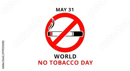 Free Download World No Tobacco Day Sign. Ai generation - GFXLoad