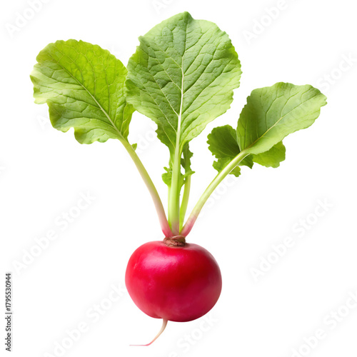 Radish vegetables image isolated on a transparent