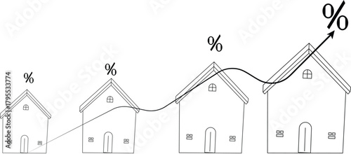Increasing House Sizes with Percentage Arrows home