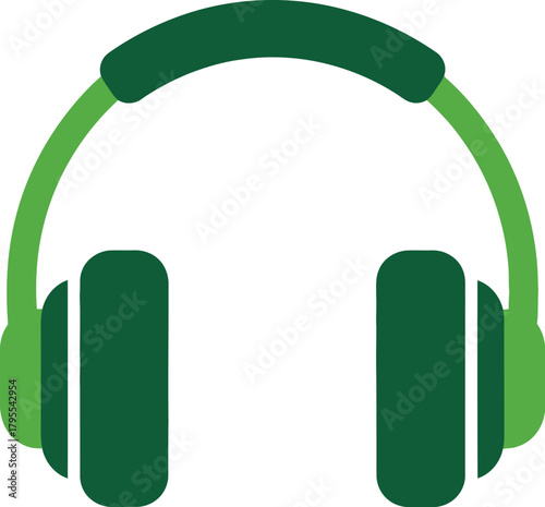 Bright green headphones for immersive audio enjoyment