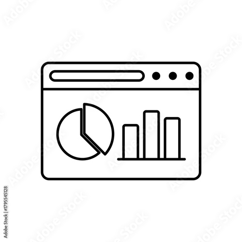 Icon a Dashboard, isolated against a clean background.