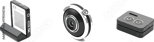 Compact electronic devices for modern connectivity and recording