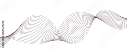 Abstract wavy lines illustration