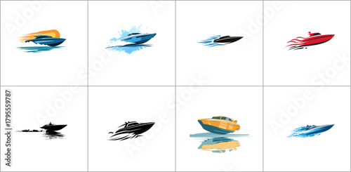 Collection of speed boat