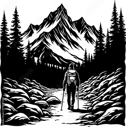 Into the Mountain Path