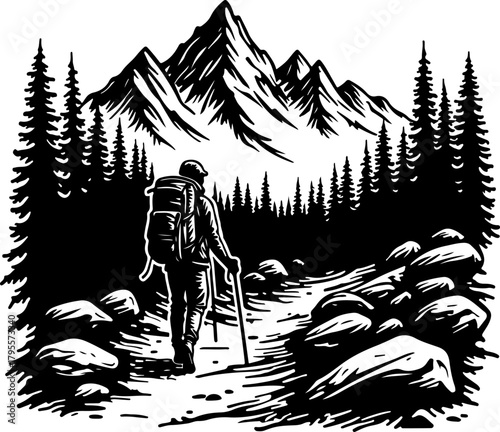 Into the Mountain Path