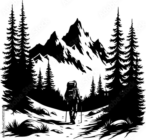 Into the Mountain Path