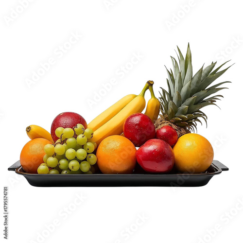 Serving Tray Side View Isolated on White Background – High-Resolution Studio Lighting Product Photo for E-Commerce and Mockup Design