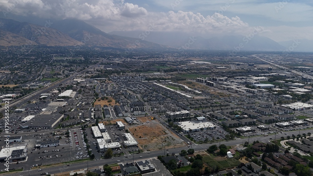 Fototapeta premium American Fork Drone Image