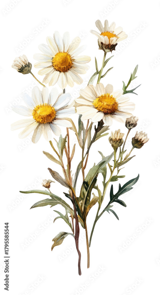 Fototapeta premium PNG Daisy flowers frames daisies daisy painting.