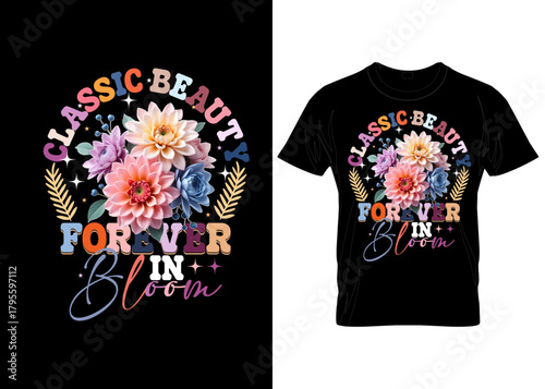 FLOWER VECTOR T-SHIRT DESIGN: appealing clothes typography t-shirt design streetwear 
