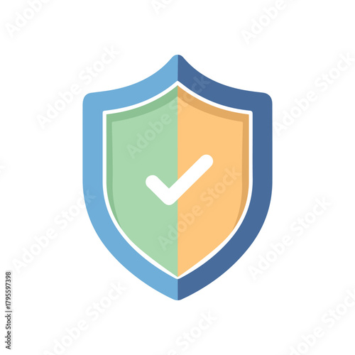 Shield with check mark
