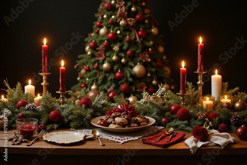 Beautiful New Year's still life