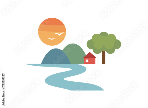 A defendant in handcuffs stands behind the podium in court, accompanied by a security guard or policeman, depicted in a flat vector illustration on a white background