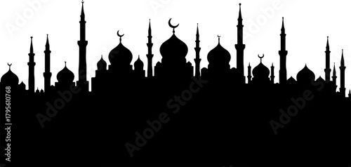 Islamic Mosque Silhouette Art