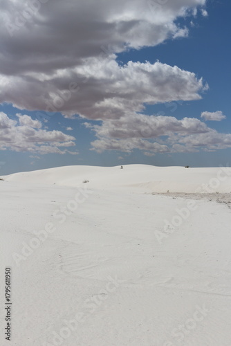 white sand dunes