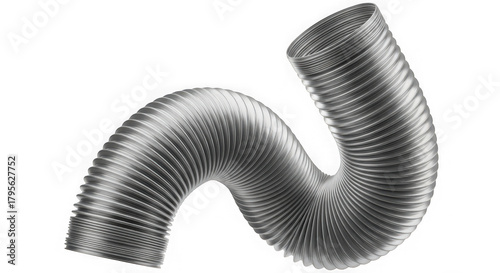 Flexible aluminum ventilation duct for air conditioning