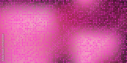 Shining pink disco party pattern background. Iridescent rose sequin mosaic texture. Abstract sparkling halftone wallpaper. Pop up comic glowing glitter backdrop.