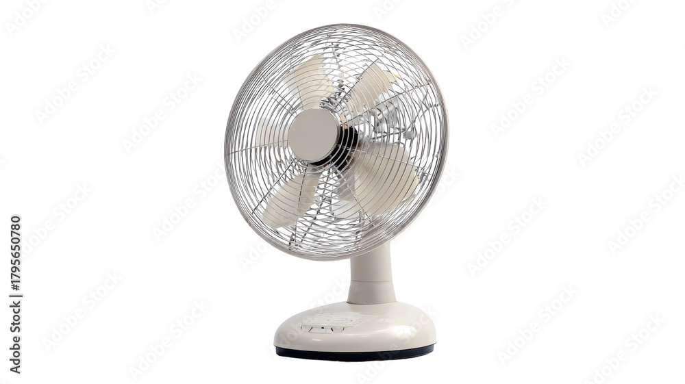 Fototapeta premium old electric fan on the white background