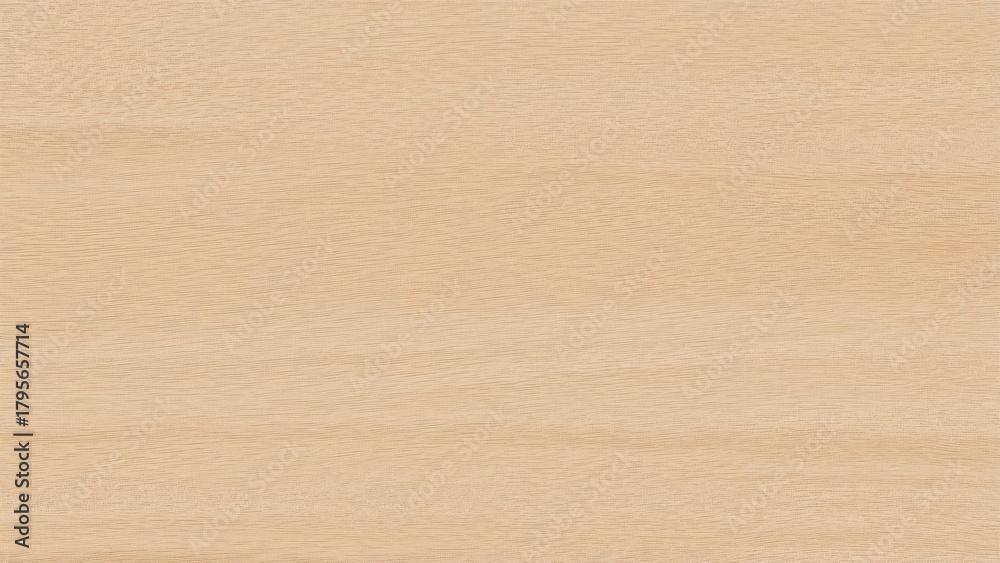 Fototapeta premium A plain beige wooden surface with subtle grain patterns.