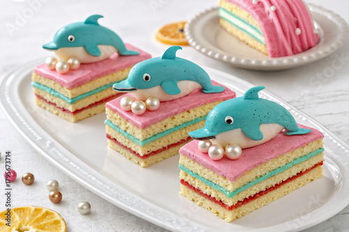 funny dolphins on cakes