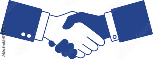 Business partnership agreement professional handshake symbolizing trust cooperation and successful deal making collaboration concept isolated on white background