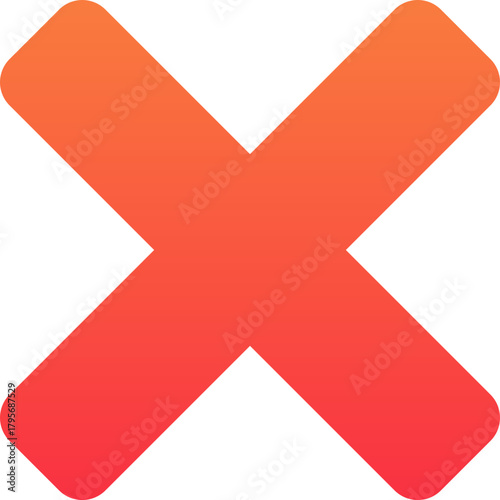 Red Cross Error Symbol Icon