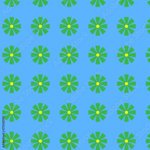 Abstract background - seamless pattern flowers for wrapping, packaging or textile printing. The main color can be changed or removed as desired. Vector illustration