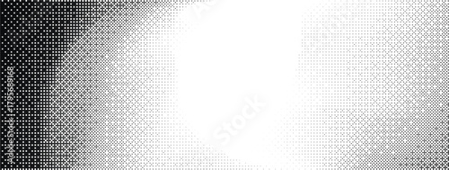 Abstract diagonal gradient halftone pattern A gradiant of black and white dots creating a textured abstract background with varying Pixelated wave shadow texture. Abstract halftone gradation pattern 