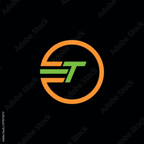 letters t text logo design vector
