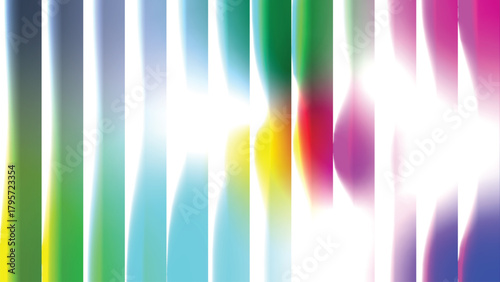 Colorful vertical light streaks background with vibrant gradient color transitions for modern banners and web headers